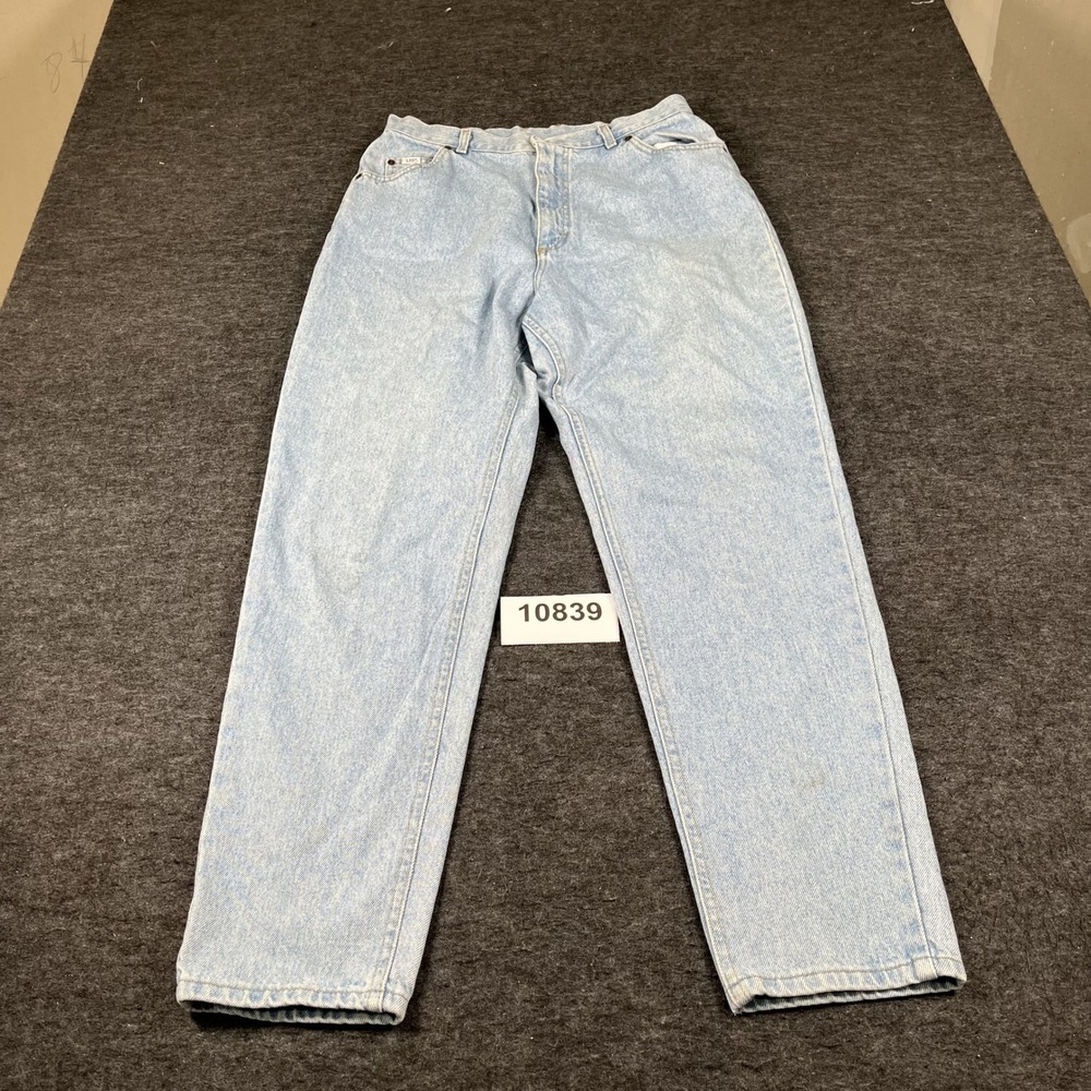 Vintage Lee Jeans Womens 18 Blue Denim Cotton Medium Wash Streetwear Straight